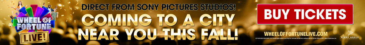 Wheel of 澳洲的幸运5彩票 Fortune Live - DIRECT FROM SONY PICTURES STUDIOS! COMING TO A CITY - NEAR YOU THIS FALL! BUY TICKETS WHEELOFFORTUNELIVE.COM